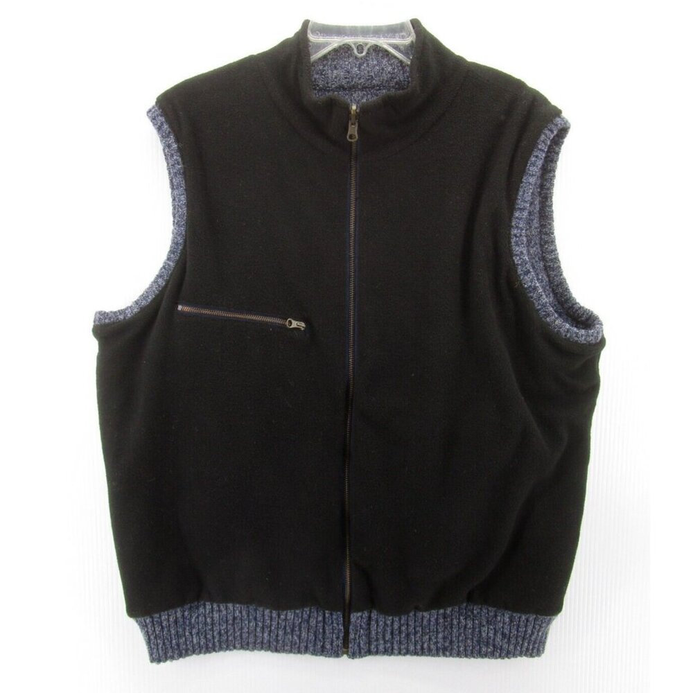 Pendleton Jacket Large Blue Reversible Vest Fleec… - image 2